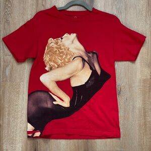 Madonna ⭐️ Celebration Tour Red Graphic Short Sleeve Tee